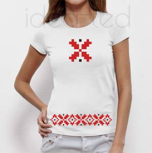 women t-shirt with embroidery