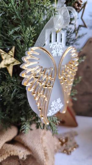 Коледна играчка "Christmas Angel Wings"