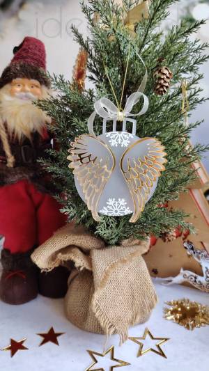 Коледна играчка "Christmas Angel Wings"